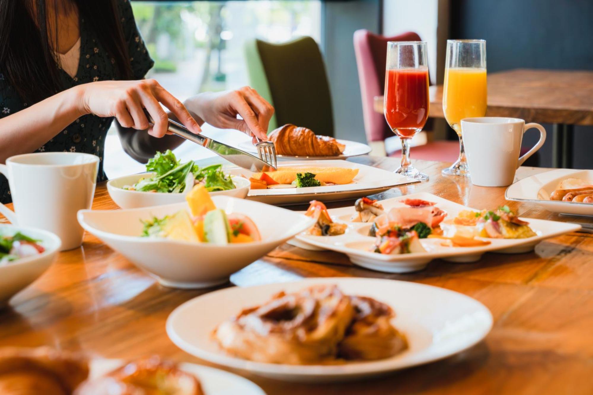 金泽日航酒店 外观 照片 A breakfast buffet